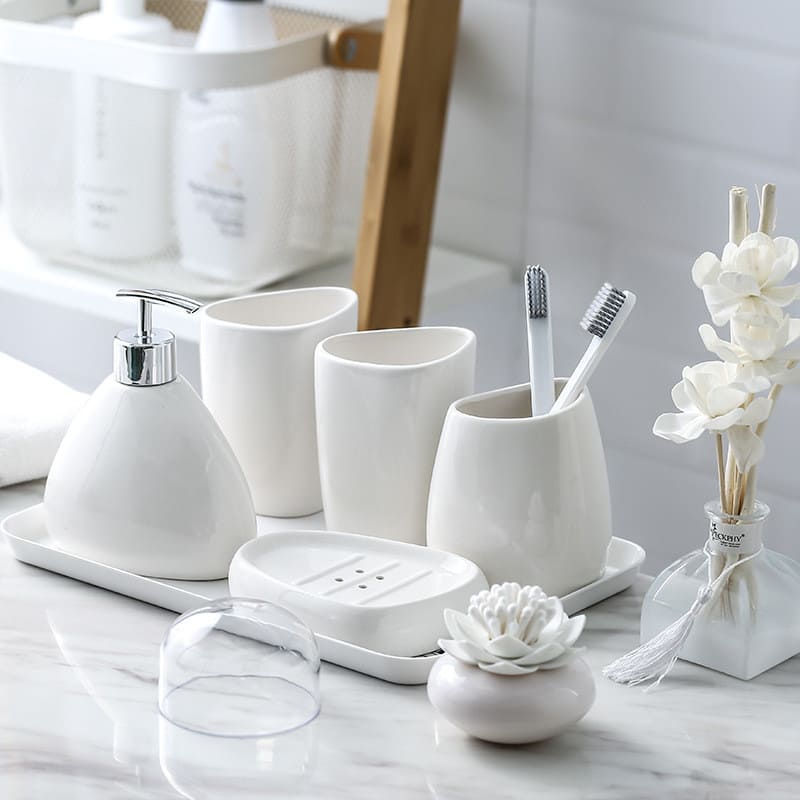 Saboneteira Kit Banheiro Lavabo Conjunto de Banheiro