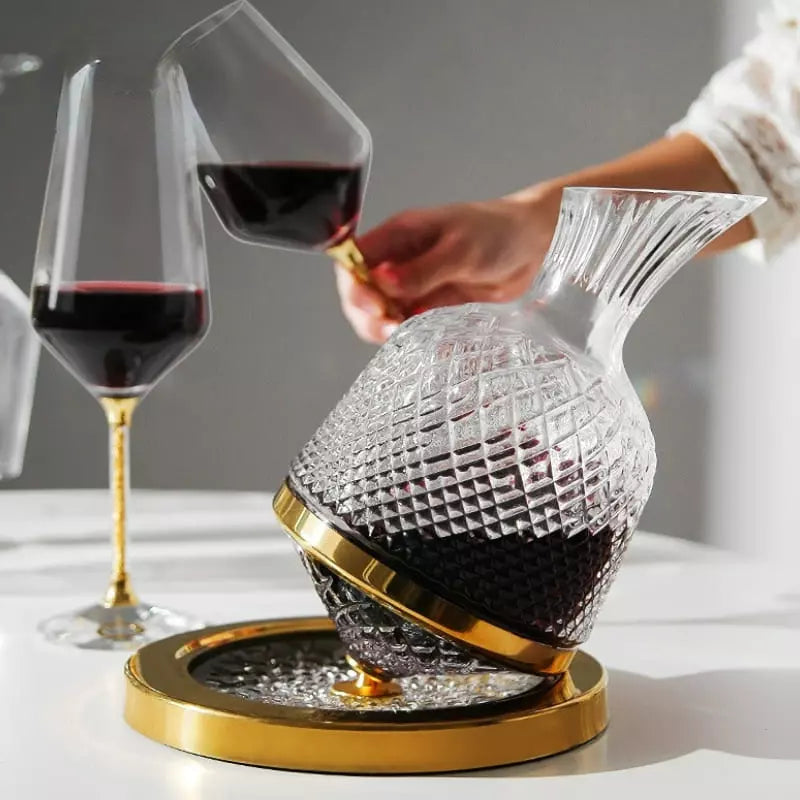 Decanter de Vinho Recipiente de Vidro Cristal Decantador