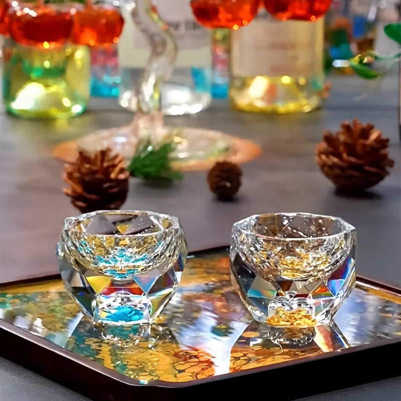 Copos de Vidro De Vinho Turquesa