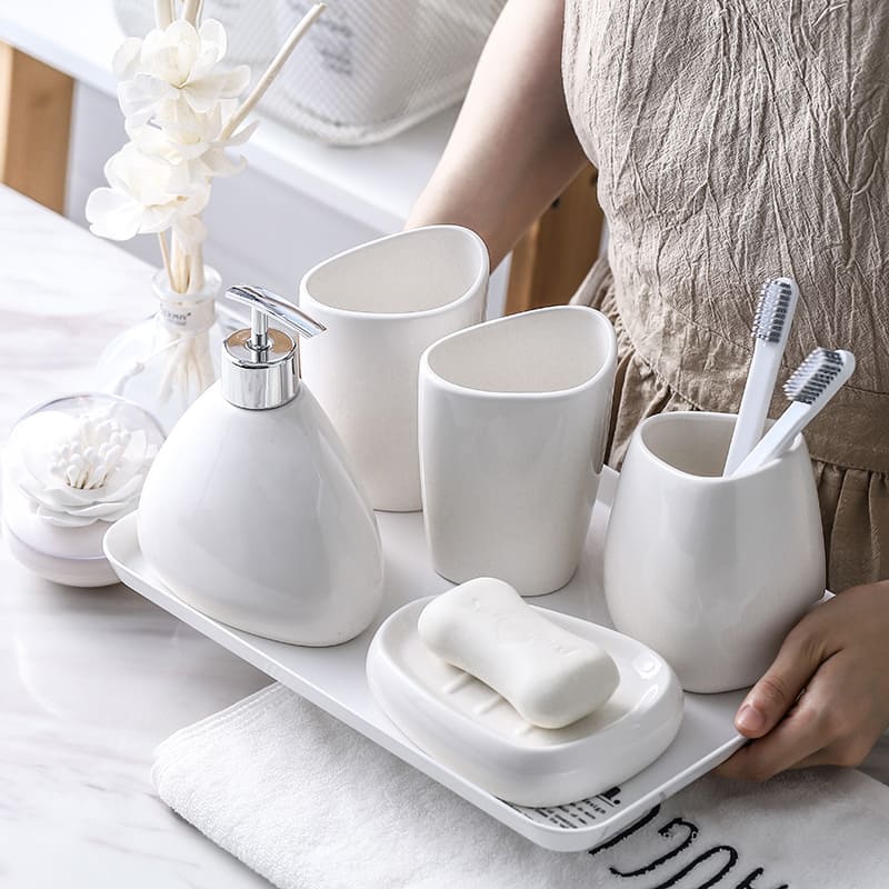 Saboneteira Kit Banheiro Lavabo Conjunto de Banheiro