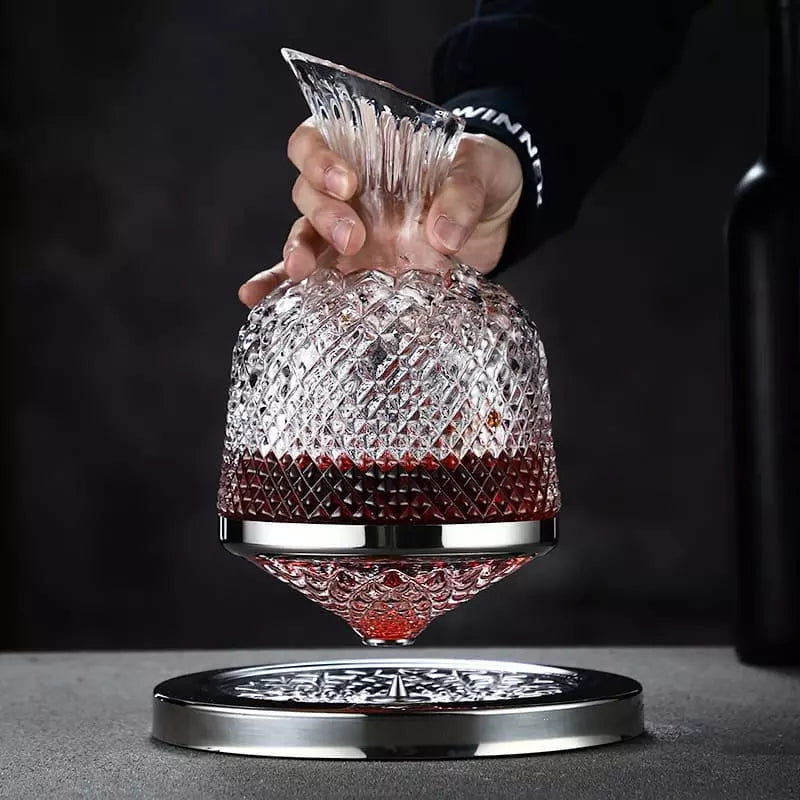 Decanter de Vinho Recipiente de Vidro Cristal Decantador