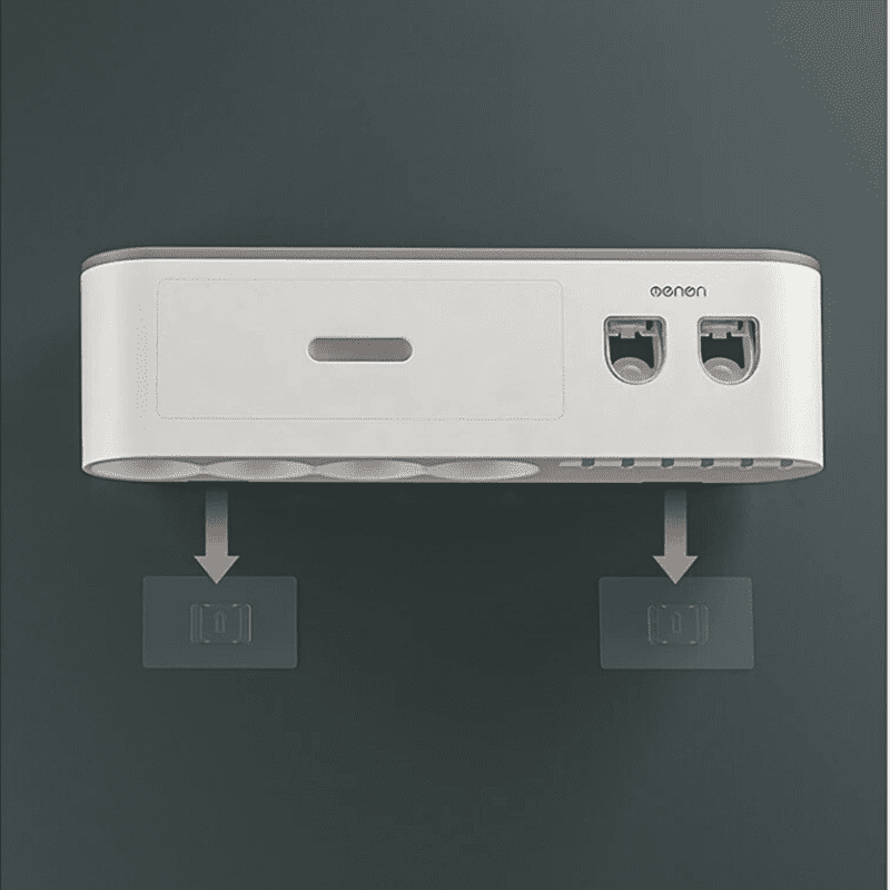 Porta Escova de Dente Dispenser com Gaveta e Copos