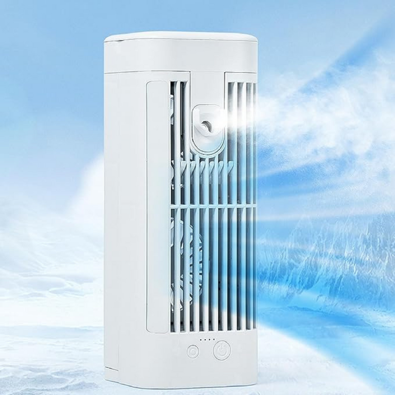 Ventilador de Ar Condicionado Portátil Com Led