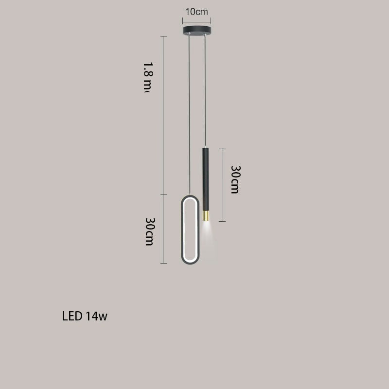 Pendente Minimalista de LED