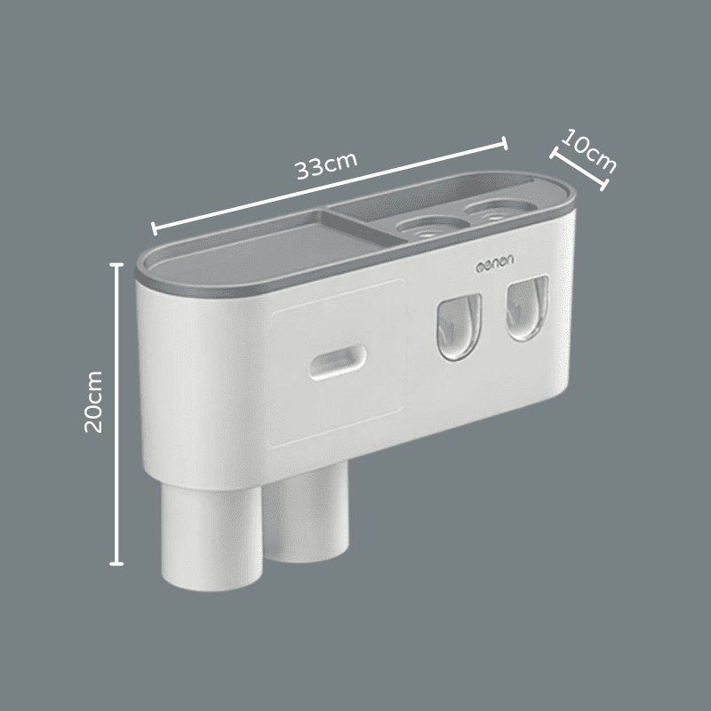 Porta Escova de Dente Dispenser com Gaveta e Copos