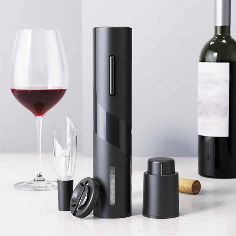 Abridor de Vinho Elétrico Recarregável Kit de Vinho