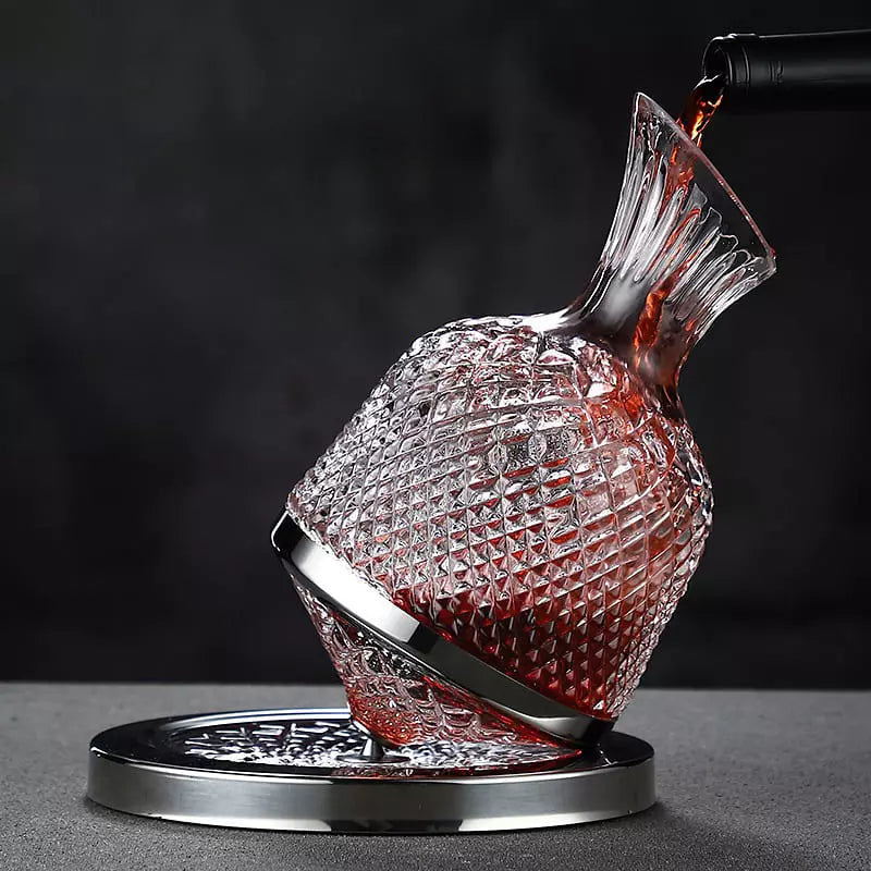 Decanter de Vinho Recipiente de Vidro Cristal Decantador