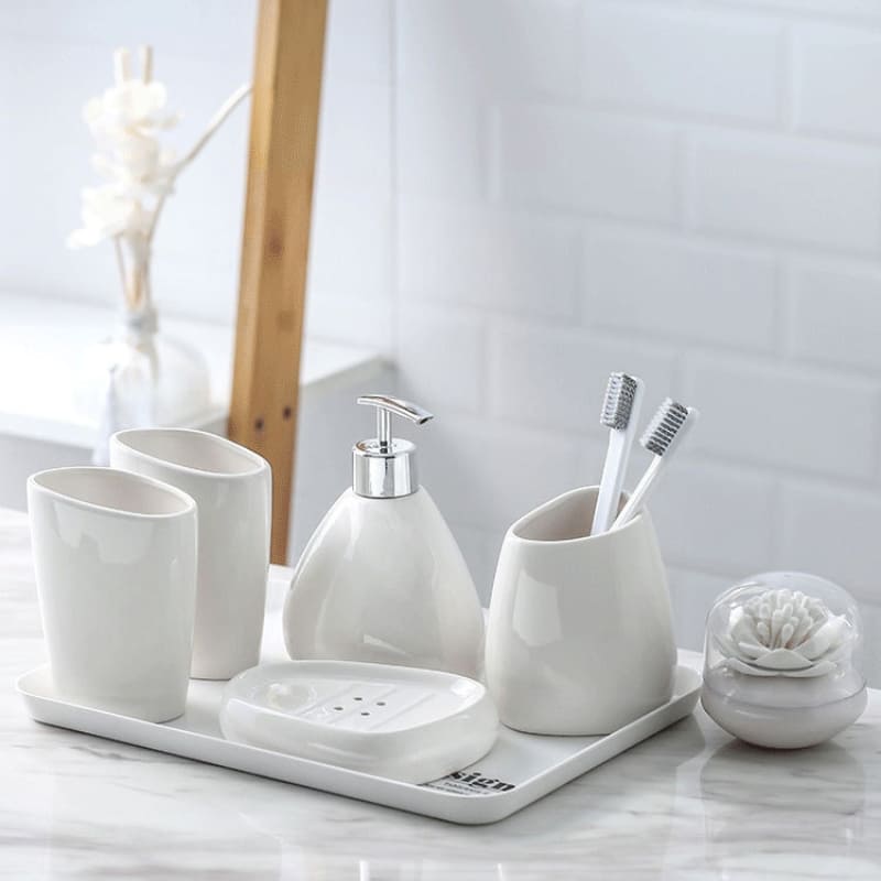 Saboneteira Kit Banheiro Lavabo Conjunto de Banheiro
